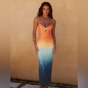 Runaway the label midi dress